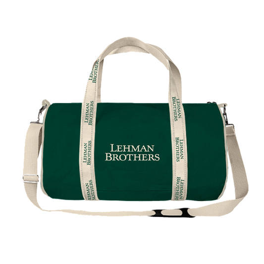 Lehman Brothers Green & Natural Banker Bag