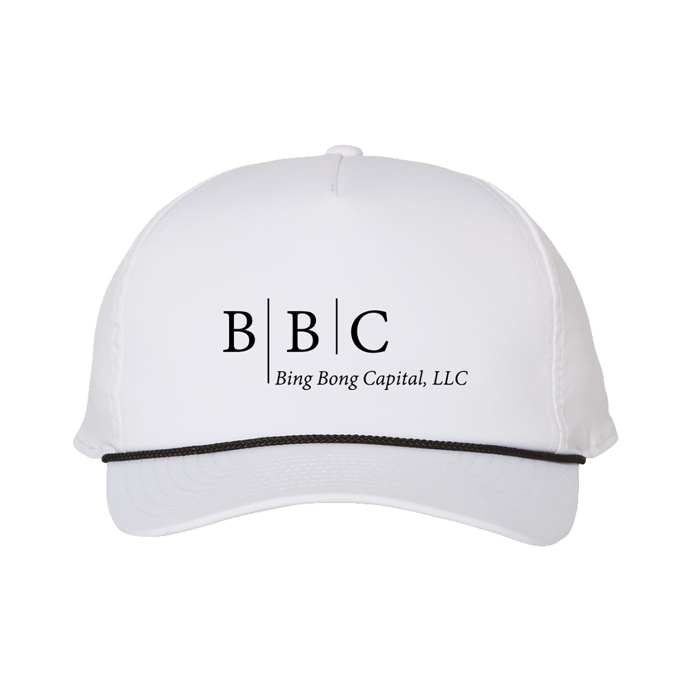 Bing Bong Capital White Snapback Hat