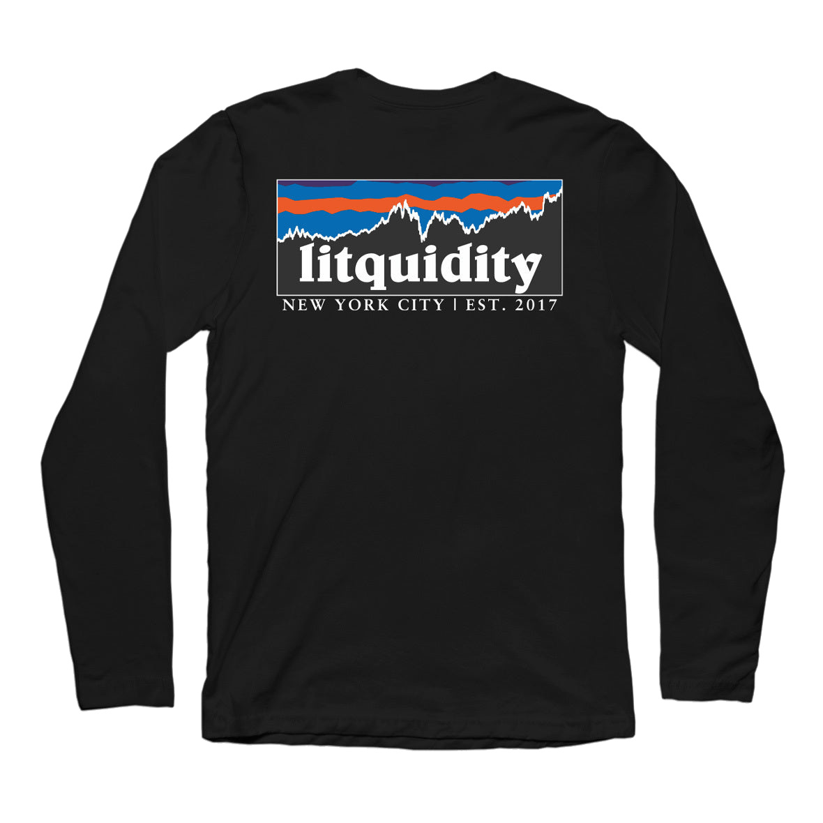 The Litagonia Market | Black Long Sleeve T-Shirt
