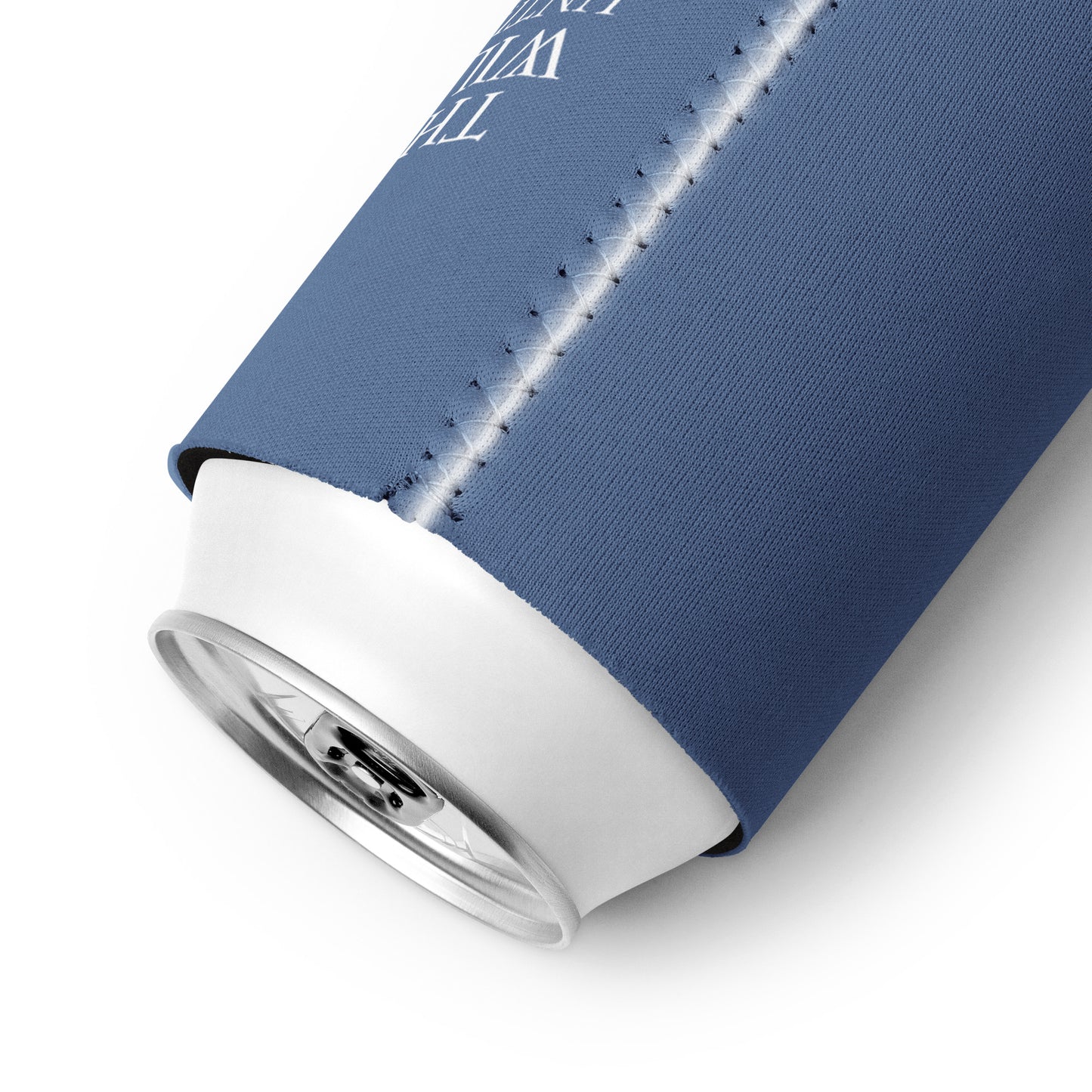 The Drinking Will Continue Can Cooler - Navy