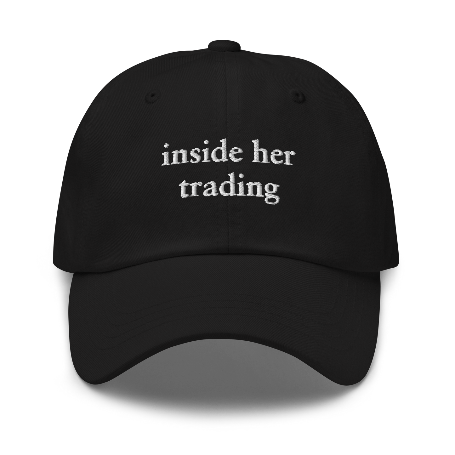 Inside Her Trading Dad Hat - Black | White | Navy | Green