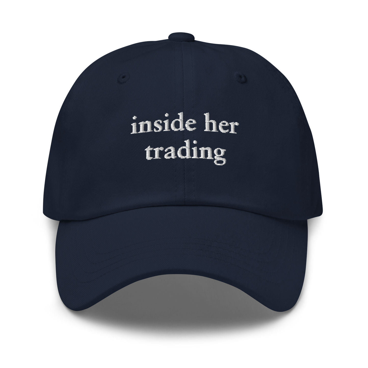 Inside Her Trading Dad Hat - Black | White | Navy | Green