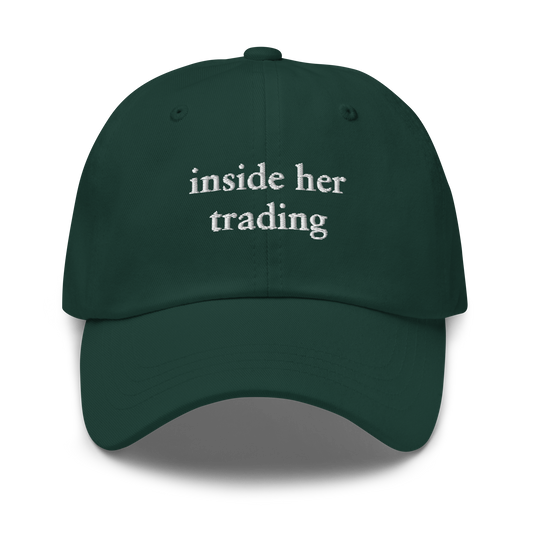 Inside Her Trading Dad Hat - Black | White | Navy | Green