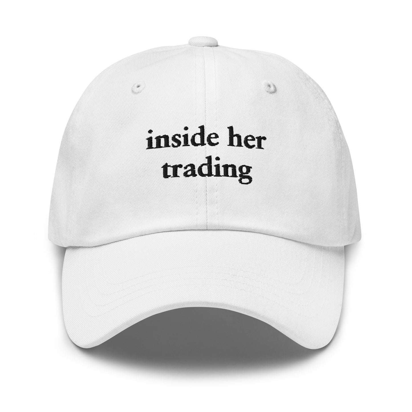 Inside Her Trading Dad Hat - Black | White | Navy | Green