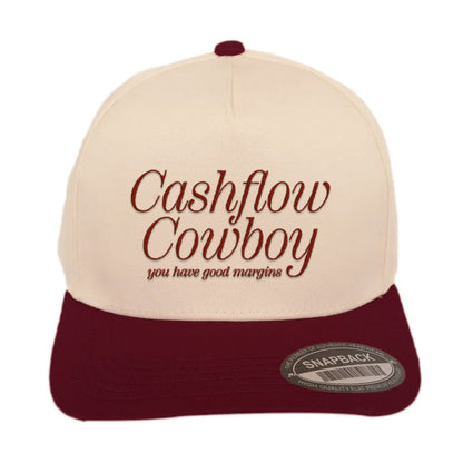 Litquidity Two Tone Hat - Beige/Burgundy