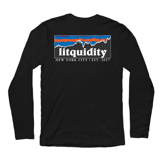 The Litagonia Market | Black Long Sleeve T-Shirt