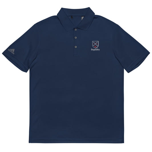 Litquidity USA Crest Navy Polo