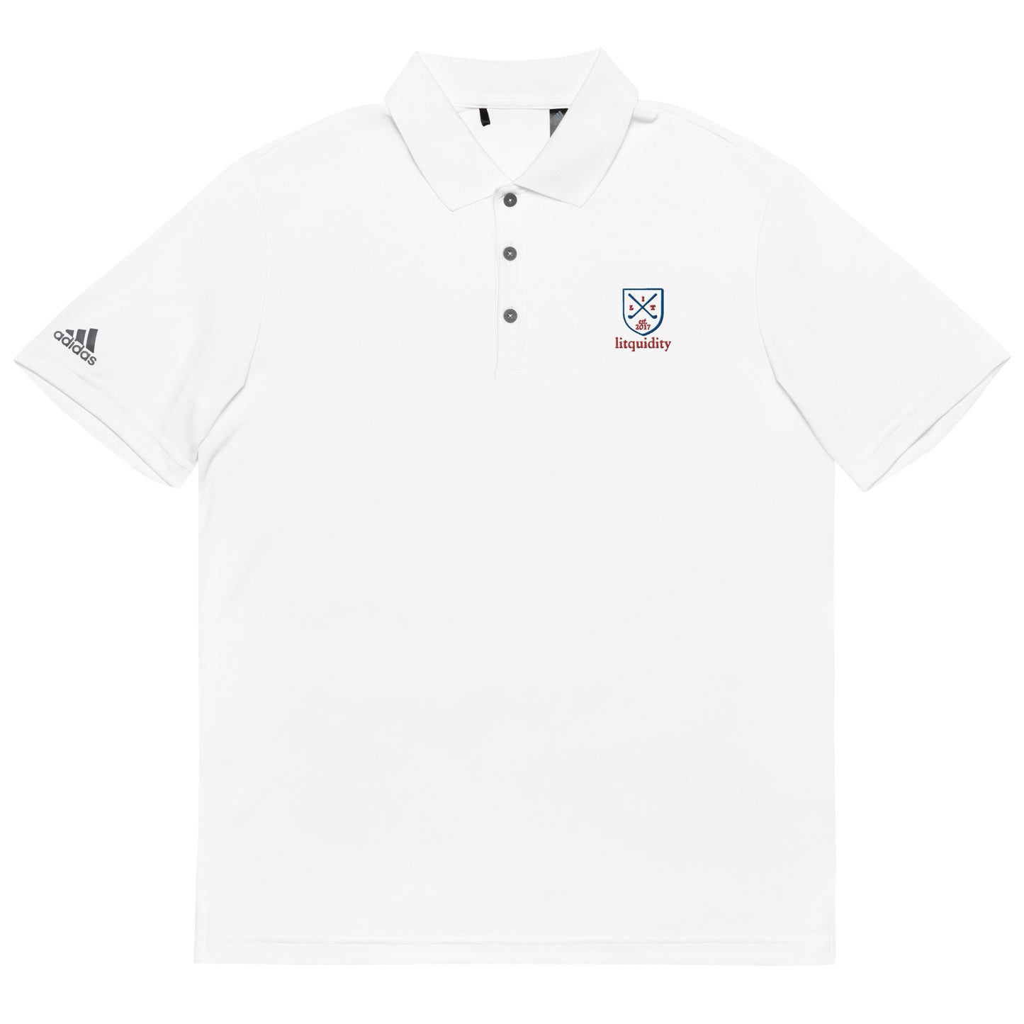 Litquidity USA Crest Golf Polo