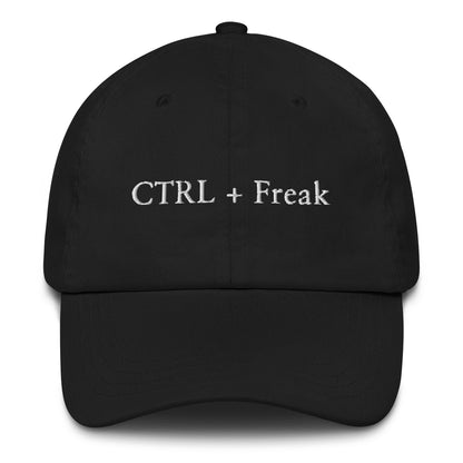 CTRL + Freak Dad Hat - Black