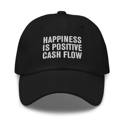 Happiness is Positive Cash Flow Dad Hat