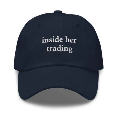 Inside Her Trading Dad Hat - Black | White | Navy | Green