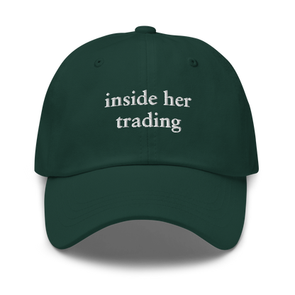 Inside Her Trading Dad Hat - Black | White | Navy | Green