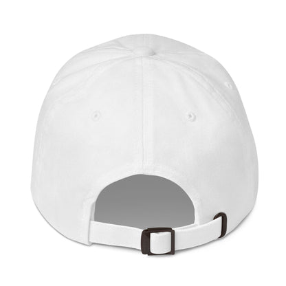 Hawk Tuah Capital Dad Hat - White