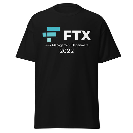 FTX Risk Management Department Black T-Shirt