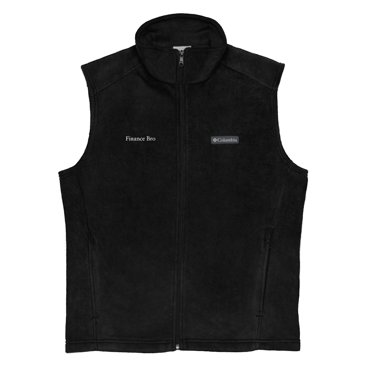 Finance Bro Columbia Fleece Vest