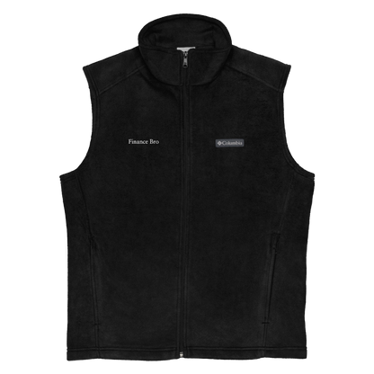 Finance Bro Columbia Fleece Vest