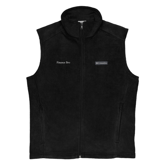 Finance Bro Columbia Fleece Vest