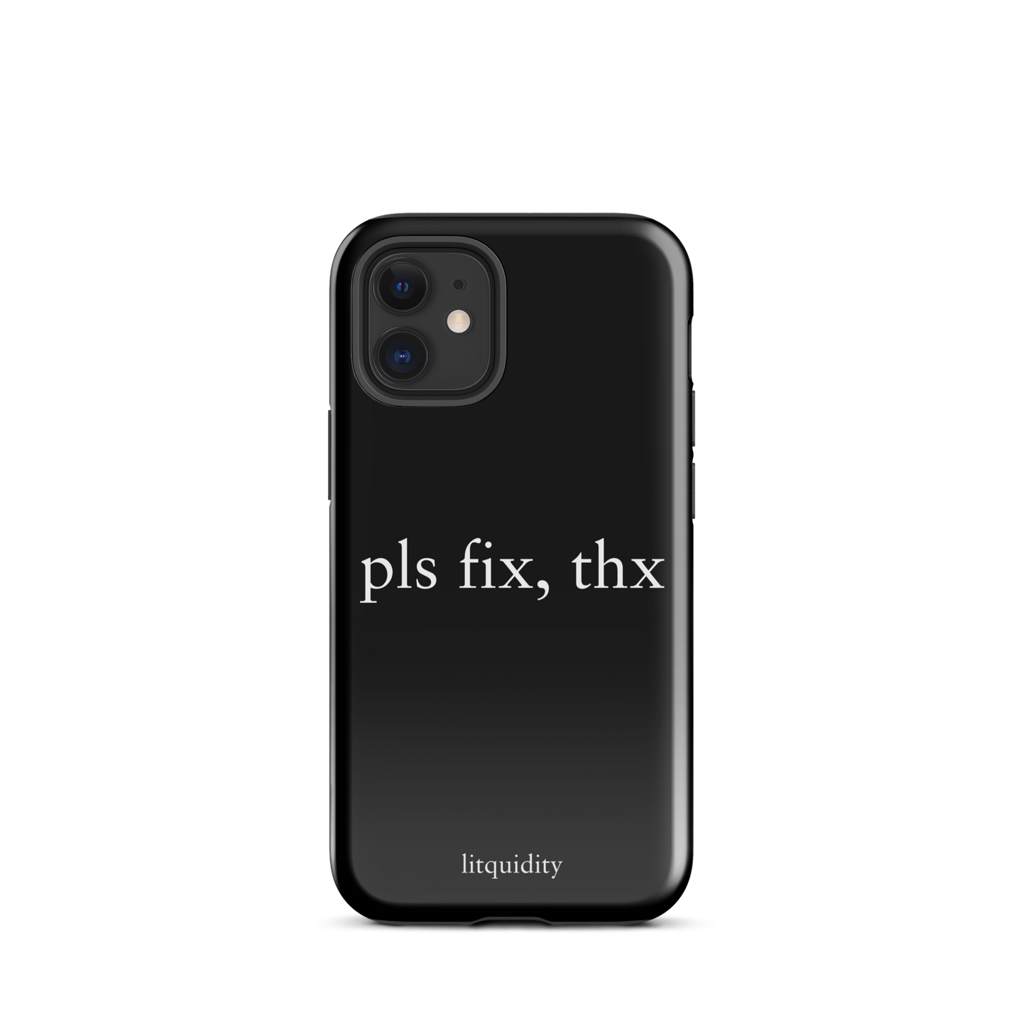 pls fix, thx iPhone Case