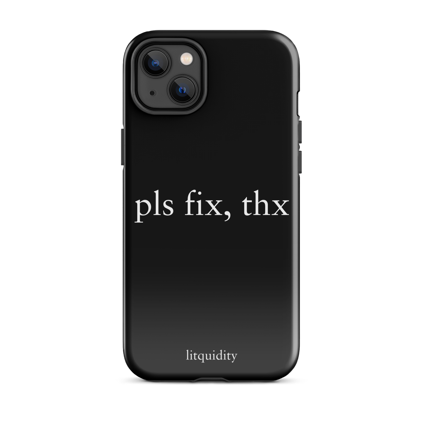 pls fix, thx iPhone Case