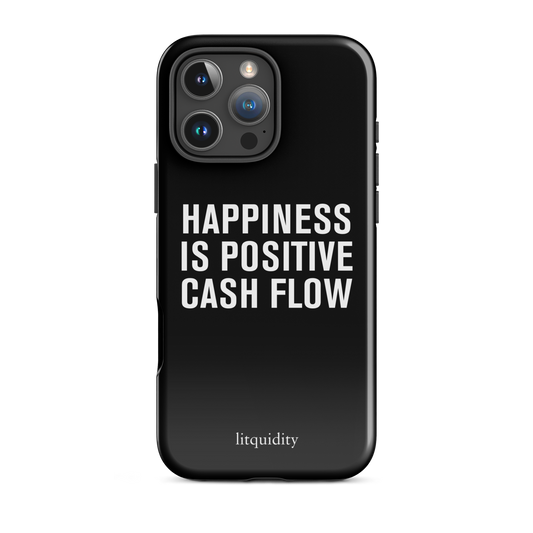 Happiness Is Positive Cash Flow iPhone Case