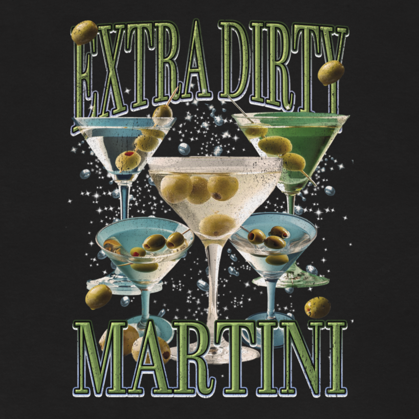 Extra Dirty Martini Vintage T-Shirt