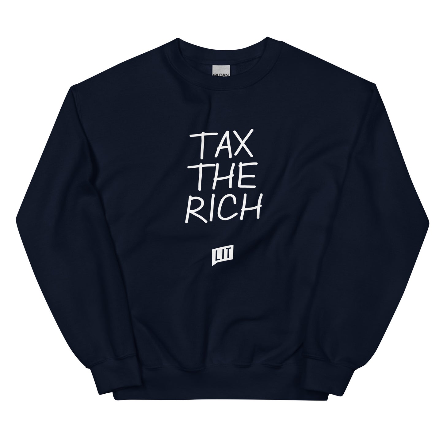 Tax The Rich Sweatshirt - Navy / Black