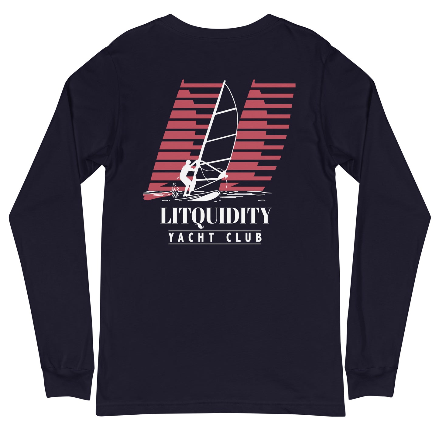 Litquidity Yacht Club Navy Long Sleeve T-Shirt