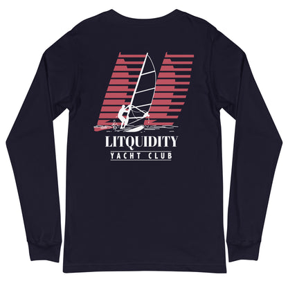 Litquidity Yacht Club Navy Long Sleeve T-Shirt