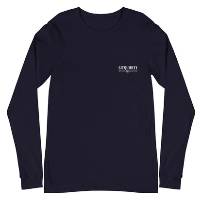 Litquidity Yacht Club Navy Long Sleeve T-Shirt