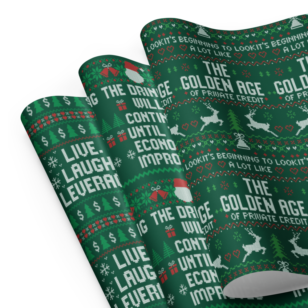 Litquidity Holiday Wrapping Paper Set