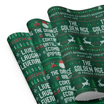 Litquidity Holiday Wrapping Paper Set