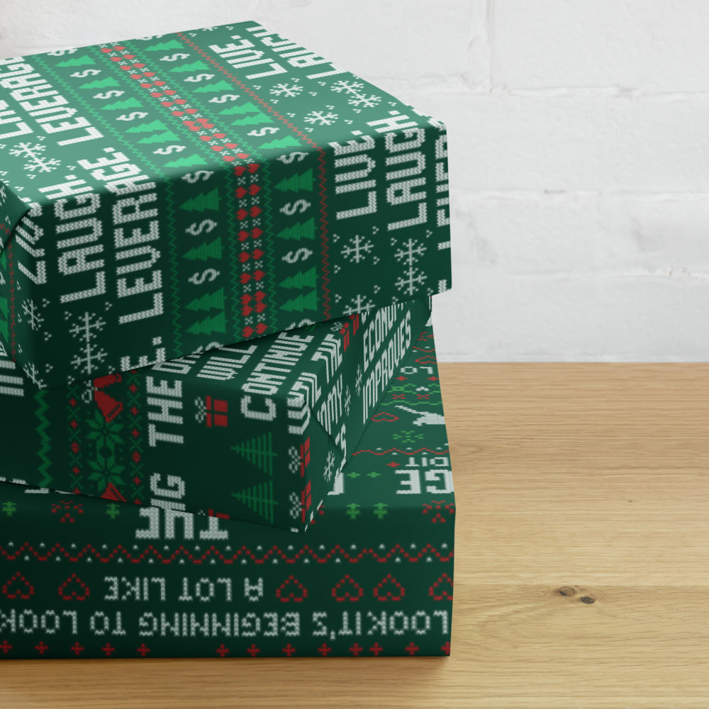 Litquidity Holiday Wrapping Paper Set