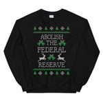 Load image into Gallery viewer, Abolish The Federal Reserve | Ugly Christmas Sweater
