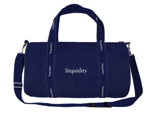 Litquidity Logo Navy Banker Bag