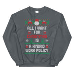 Load image into Gallery viewer, All I Want For Christmas Is A Hybrid Work Policy | Ugly Christmas Sweater
