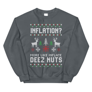 Inflation? More Like Inflate Deez Nuts | Ugly Christmas Sweater