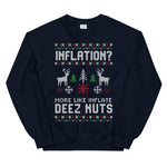 Load image into Gallery viewer, Inflation? More Like Inflate Deez Nuts | Ugly Christmas Sweater
