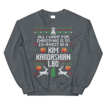 Load image into Gallery viewer, All I Want For Christmas Is To Co-Invest in a Kim Kardashian LBO | Ugly Christmas Sweater
