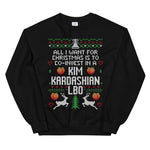 Load image into Gallery viewer, All I Want For Christmas Is To Co-Invest in a Kim Kardashian LBO | Ugly Christmas Sweater
