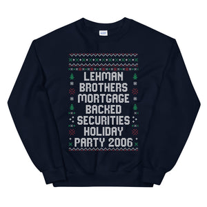 Lehman Brothers Mortgage Backed Securities Holiday Party 2006 | Ugly Christmas Sweater