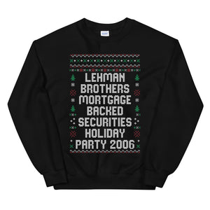 Lehman Brothers Mortgage Backed Securities Holiday Party 2006 | Ugly Christmas Sweater