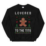 Load image into Gallery viewer, Levered to the Tits | Ugly Christmas Sweater
