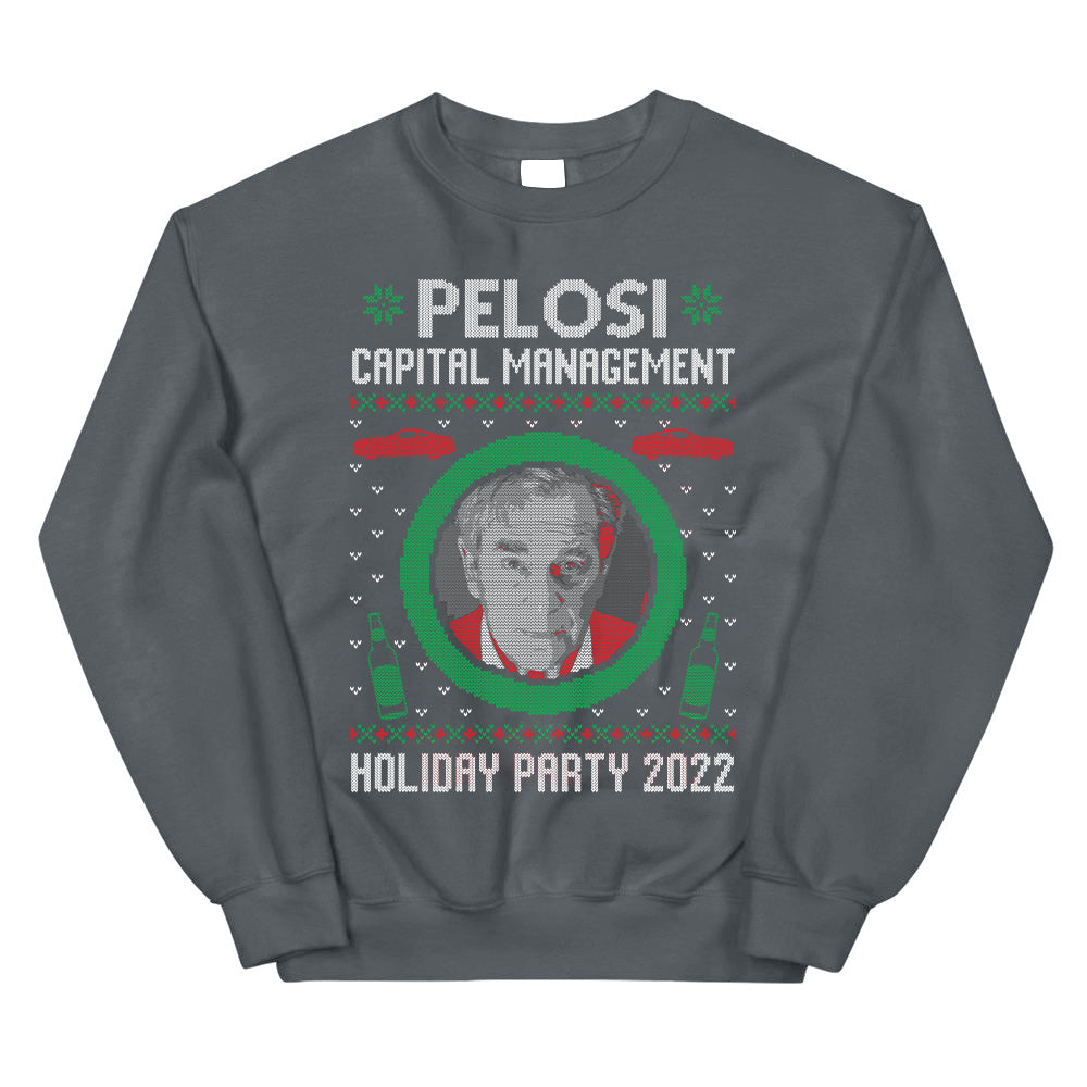 Pelosi Capital Management Holiday Party 2022 | Ugly Christmas Sweater