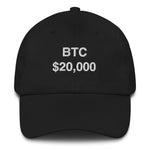 Load image into Gallery viewer, Bitcoin $20,000 Dad Hat
