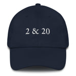 Load image into Gallery viewer, 2 &amp; 20 Dad hat
