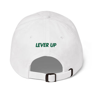 LV Distressed Dad Hat- White