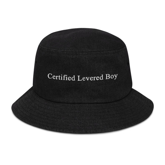 Certified Levered Boy Denim bucket hat