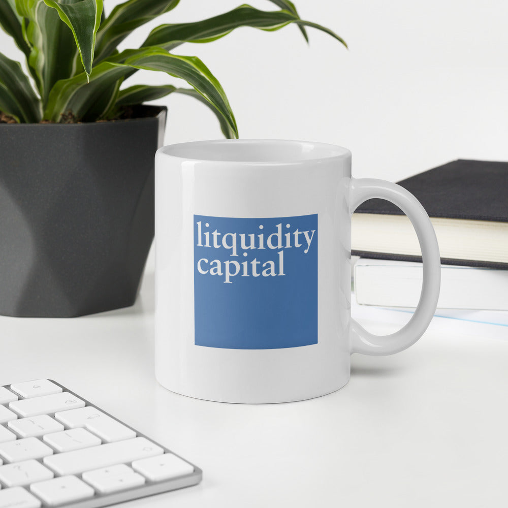 Litquidity Capital Blue Logo Mug