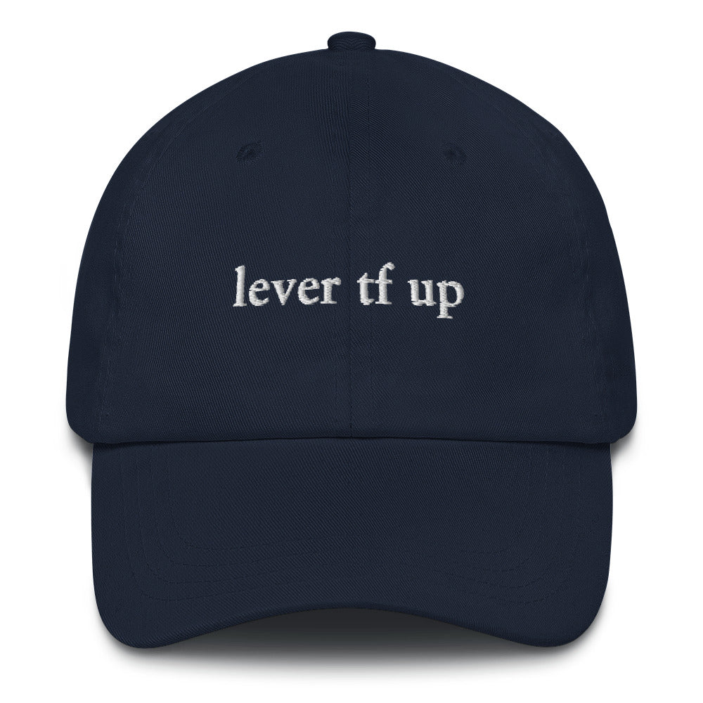 Lever tf up Dad Hat