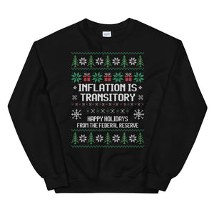 Inflation is Transitory - Ugly Christmas Sweater